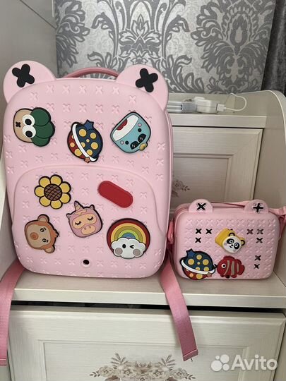 Рюкзак + сумочка силиконовая для девочки