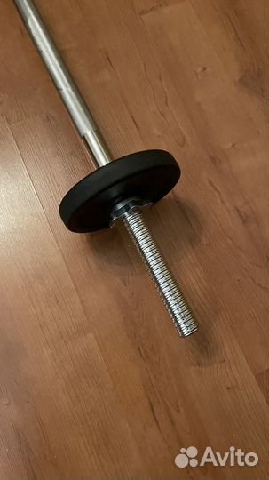 Гриф Torneo 30*1700 мм, блины по 2,5 кг