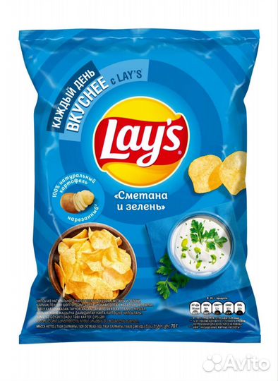 Чипсы Lays 70 гр