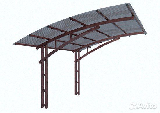 Навес четырехскатный