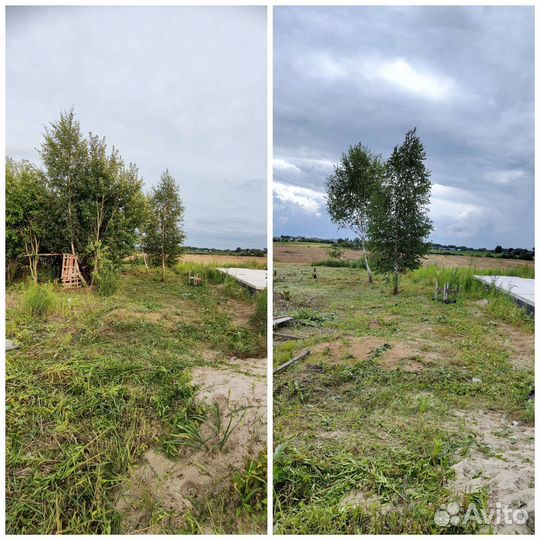 Спил деревьев Покос травы спил вспашка земли