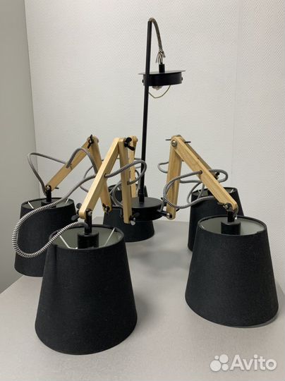 Люстра паук стиль лофт трансформер Arte