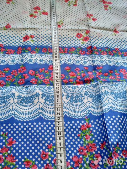 Отрез ткани. Ацетатный шёлк. Винтаж