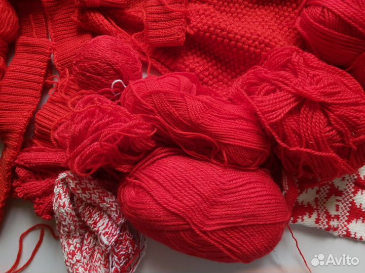 Пряжа пакетом недовяз