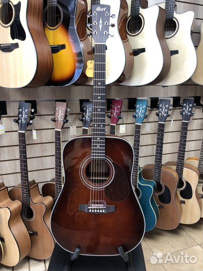 Акустическая гитара Cort earth70-BR +чехол