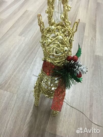 Светильник олень. Декор