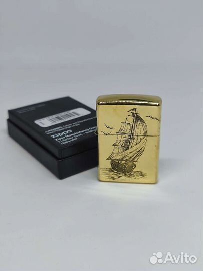 Зажигалка zippo armor море броня