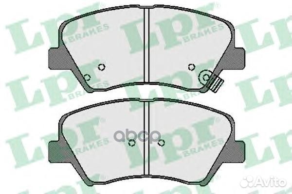 Колодки тормозные дисковые 05P1744 Lpr