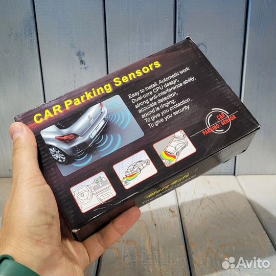 Парктроник автомобильный Car Parking Sensor, белый