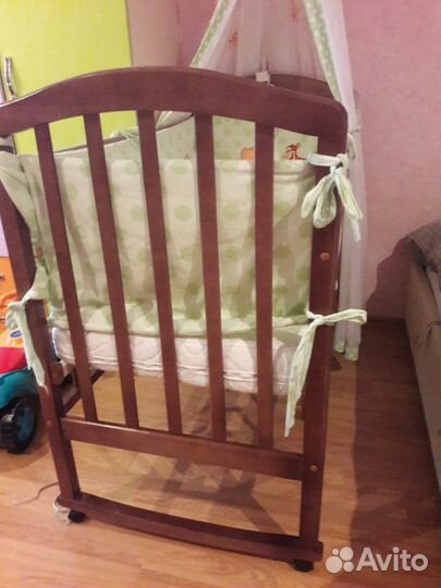 Детская Кроватка с матрасом, и вес комплект