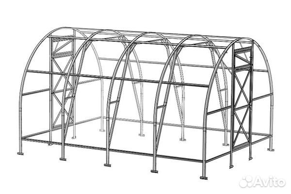 Теплица Дачная-Трешка. Усиленный профиль. Цена