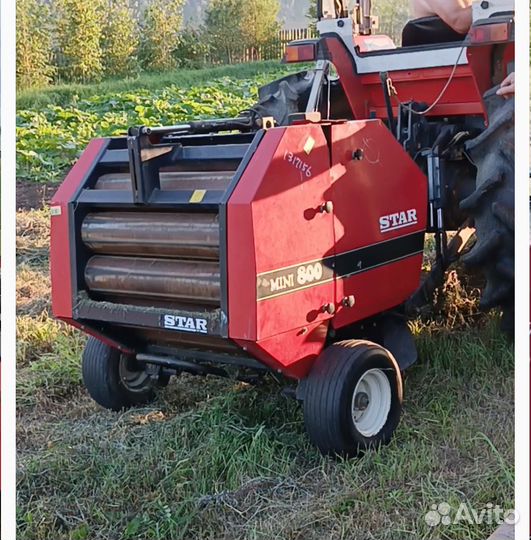 Пресс подборщик рулонный мини