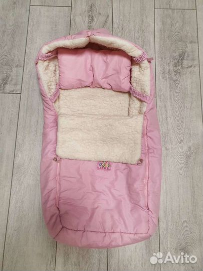 Зимний конверт в коляску