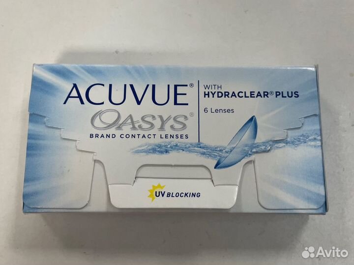 Линзы контактные acuvue oasys -2.5 двухнедельные