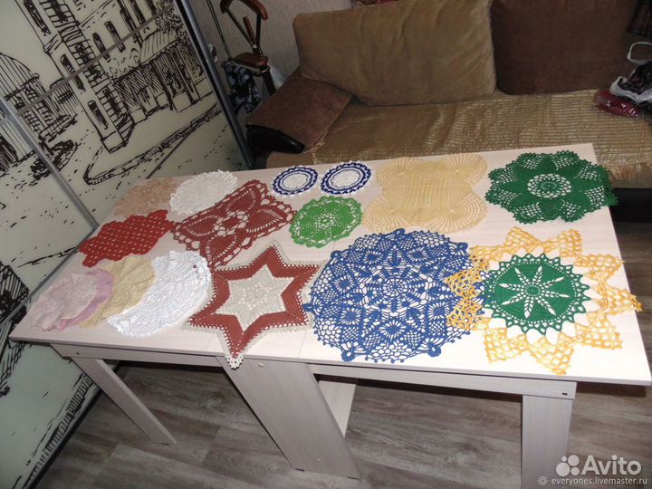 Салфетки ажурные