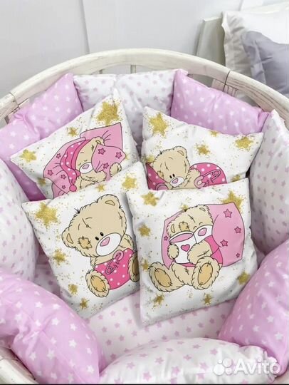 Бортики в детскую кроватку