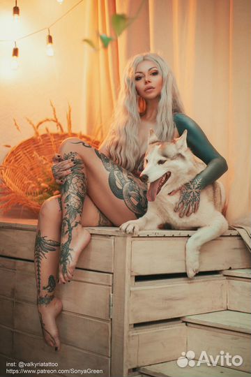 Парик белый блонд премиум двойная густота