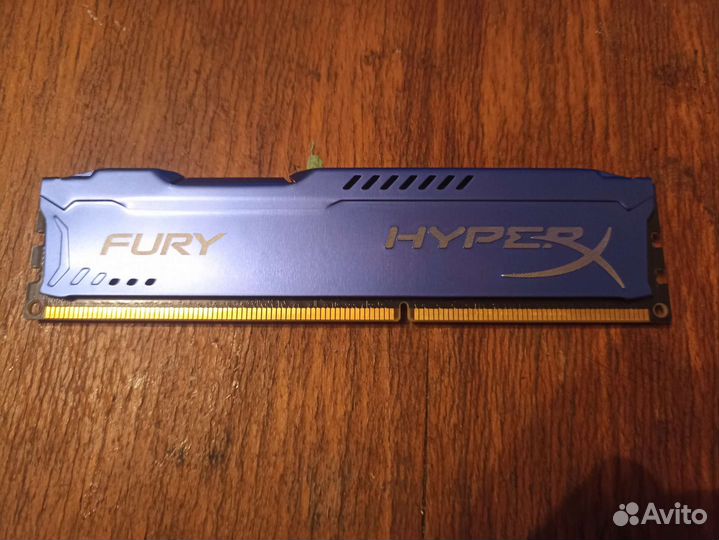Оперативная память Kingston HyperX fury Blue 4 гб