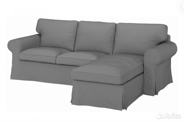Чехол Экторп Икеа на диван и табурет / пуфик
