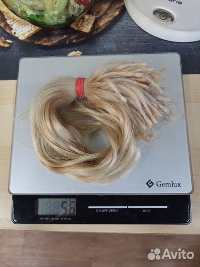 Волосы для наращивания блонд