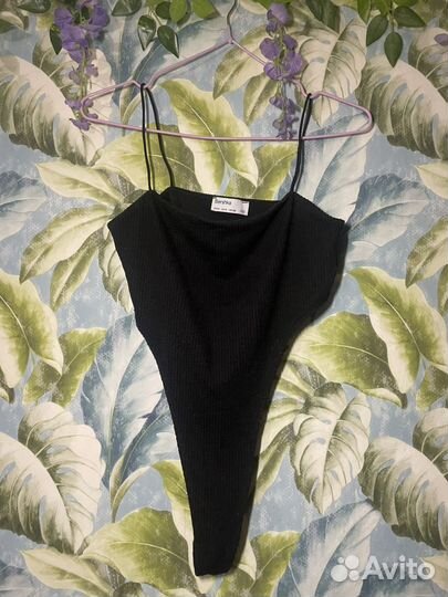 Фактурный боди купальник berhka