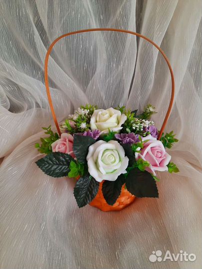 Букет из мыла ручная работа. День мамы