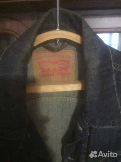 Джинсовая куртка мужская levis размер l