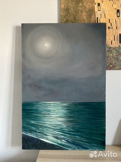 Картина маслом на холсте большая пейзаж