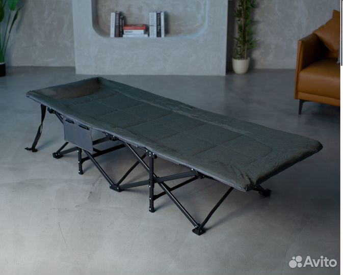 Раскладушка кровать 190 х 70см - мягкая / 200кг