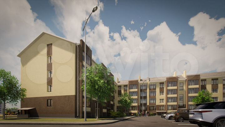 1-к. квартира, 36 м², 2/4 эт.