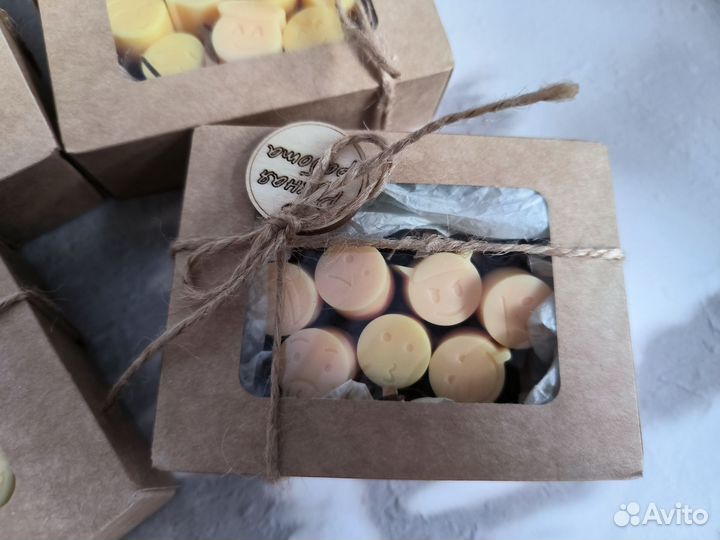 Аромасаше из воска ручной работы