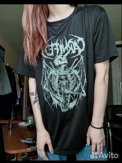 Футболки новые oversize y2k, аниме унисекс