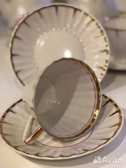 Сервиз части Вербилки костяной фарфор