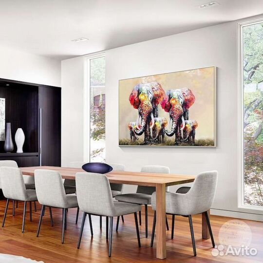 Объёмная картина маслом