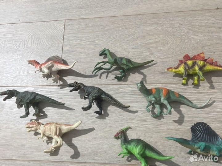 Динозавры игрушки 9 шт