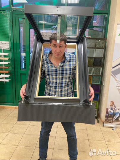 Окна в крышу, окно люк +Монтаж