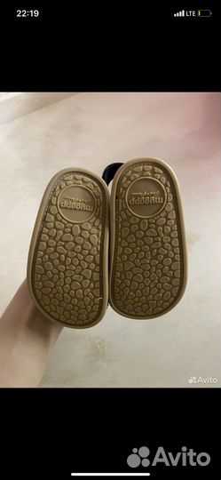 Сандали пинетки черные