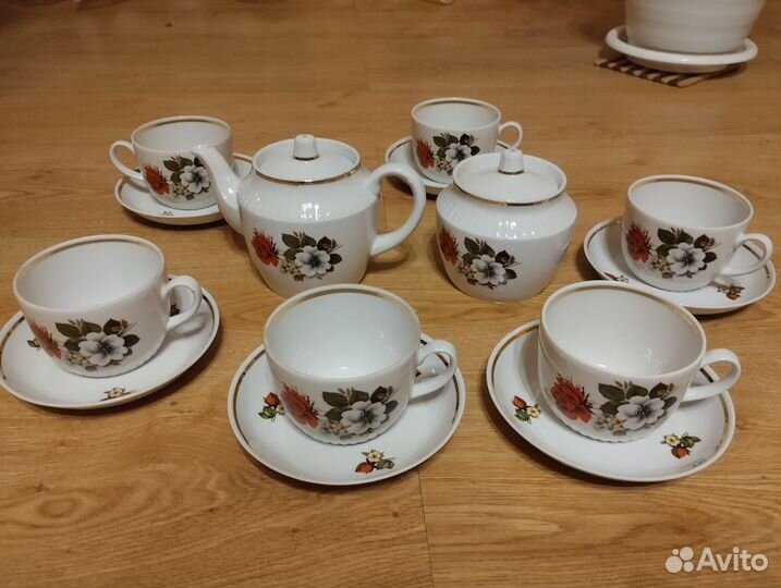 Сервиз дфз Вербилки 14 предметов