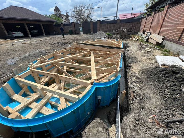 Бассейн 6х3х1,5 от производителя,ступени Стандарт
