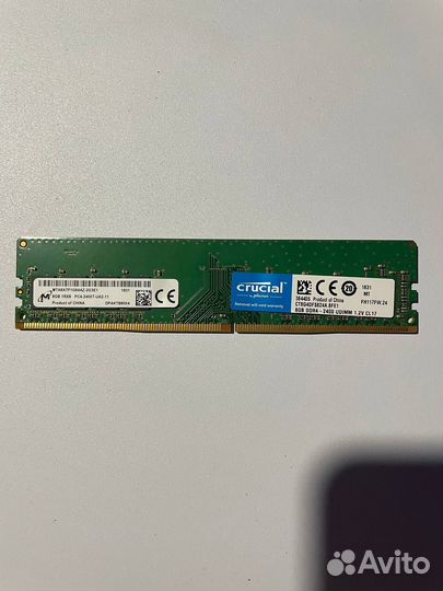 Оперативная память ddr4 8gb Crucial 2400