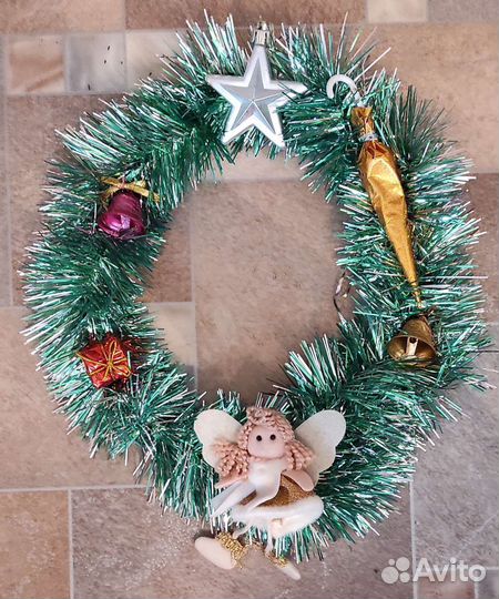 Сборный лот ёлочных игрушек и украшений