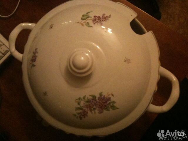 Супница Дулево, антиквариат, прошлого века