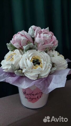 Цветы. Букет цветов. Зефирные букеты