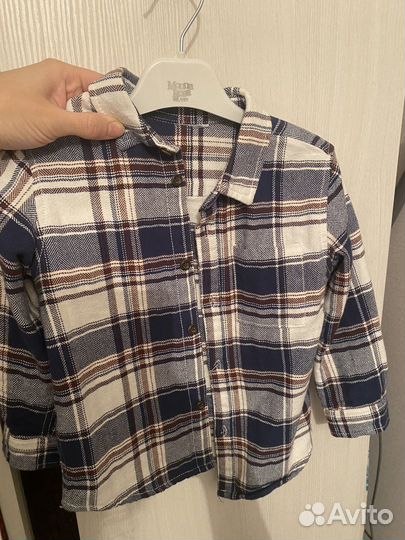 Рубашка на мальчика 92