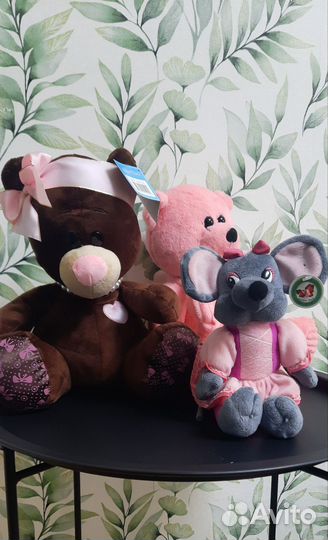 Мягкая игрушка мишка новые