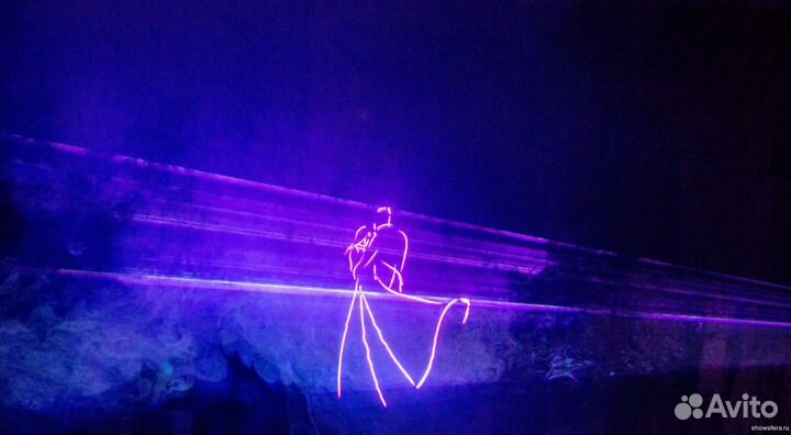 Лазерное шоу на свадьбу,выпускной,Новый год
