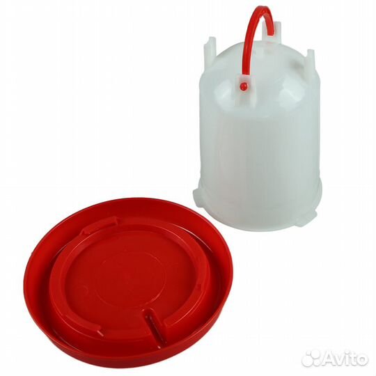 Поилка для кур вакуумная 1,5 л с ручкой