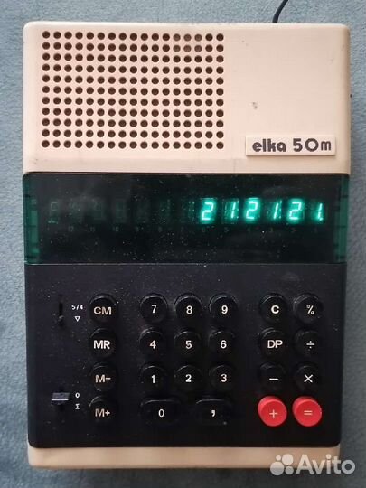 Калькулятор СССР elka 50m