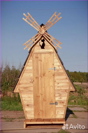 Уличный туалет с установкой