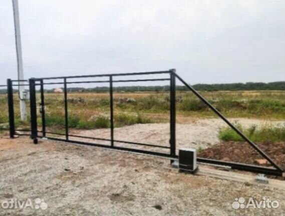 Откатные\Распашные ворота из металла 4.5м